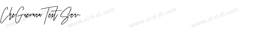 CheGuevara Text Ser字体转换